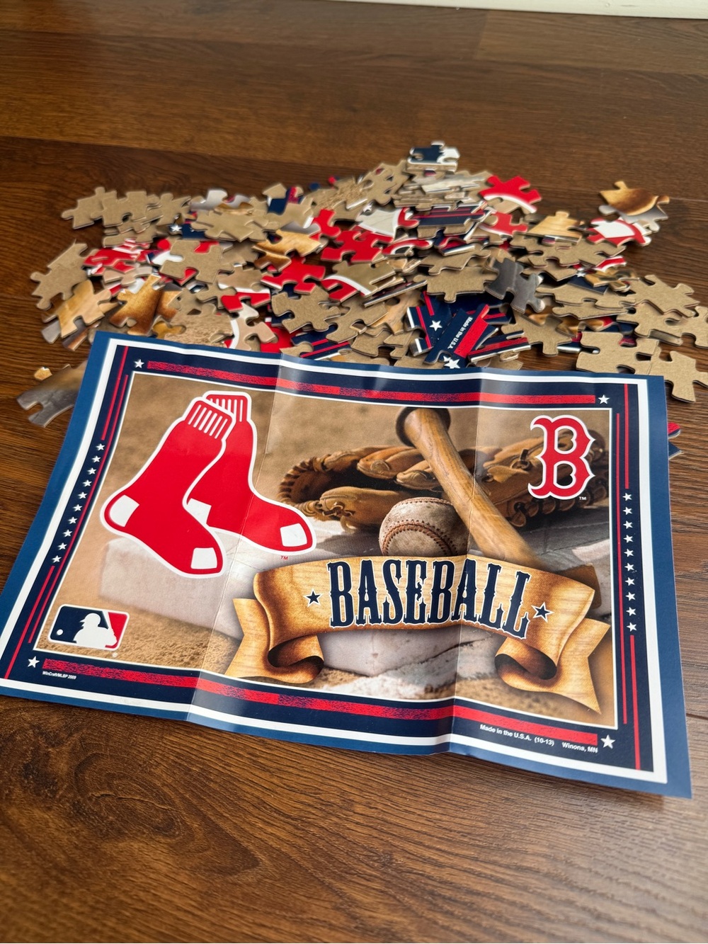 MLB Red Sox Baseball Puzzle